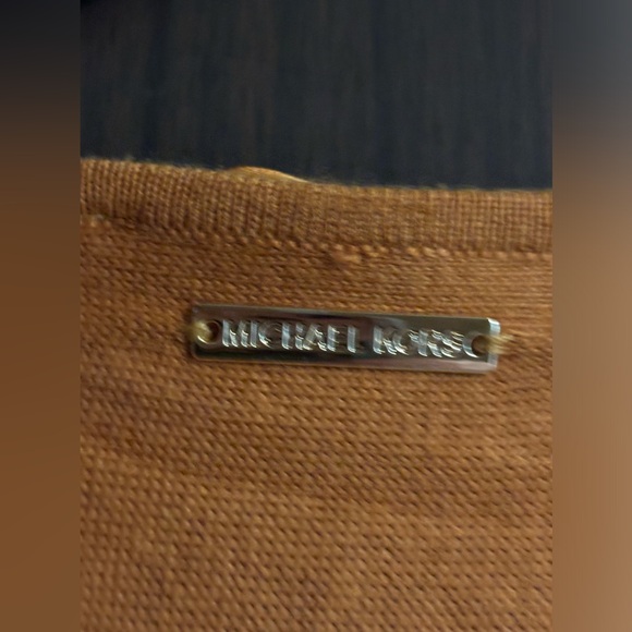 HOST PICK NWT Michael Kors, Women’s Size Small Long Sleeve Marigold Sweater Gold - Picture 6 of 7